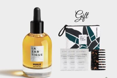 LAZARTIGUE huile des reves 50ml + FREE SAMPLES + FREE pouch + FREE  comb