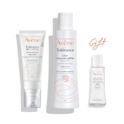 Eau Thermale Avène TOLÉRANCE CONTROL BALM 40ML+TOLERANCE CLEANSING LOTION 200ML+MICELLAR LOTION GIFT