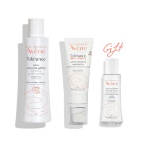 Eau Thermale Avène TOLERANCE CLEANSING LOTION 200ML + TOLÉRANCE CONTROL SOOTHING SKIN RECOVERY CREAM 40ML + MICELLAR LOTION GIFT