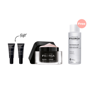 Filorga GLOBAL REPAIR CREAM 50ML+FREE 2*4ML GLOBAL REPAIR EYES + FREE MICELLAR WATER 400ML