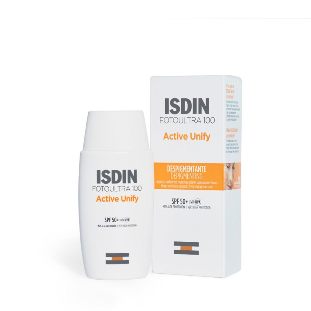 ISDIN FOTOULTRA 100 ACTIVE UNIFY DEPIGMENTING FLUID SPF 50+ 50ML