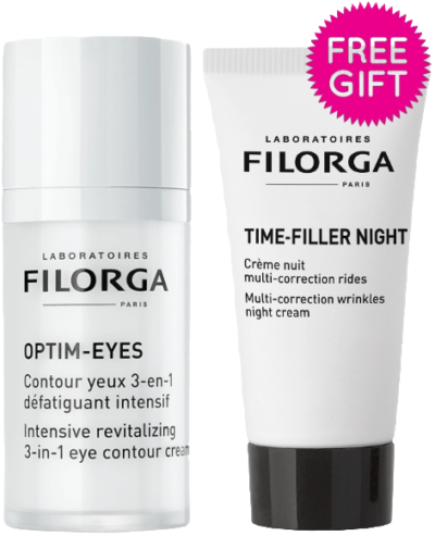 Filorga OPTIM-EYES EYE CONTOUR 15ML + free gift filorga time filler night 15ml