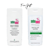 Moisturizing Body Lotion – For Sensitive and Normal Skin – 200 ml + Free Gift Sensitive Skin Micellar Water All-in-1 Purifying For Oily and Combination Skin – 200 ml