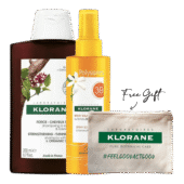 Shampoo With Quinine And B Vitamins - 200 ml, Sun Spray Spf 30 With Organic Tamanu & Monoi Body - 200 ml + Free Gift Pouch Gift