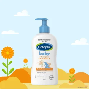 Cetaphil Baby Daily Lotion with Organic Calendula, 400 ML