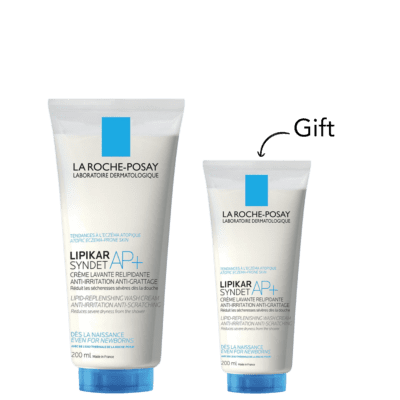 La Roche-Posay Lipikar Syndet AP+ Body Wash 200ML + 100ML GIFT