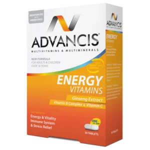 ADVANCIS – ENERGY VITAMINS 30 TABLETS