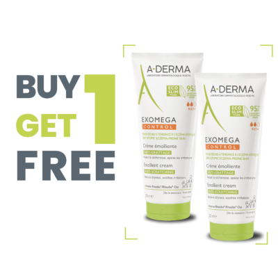 ADERMA EXOMEGA CREME EMOLIANTE DEFI 200 ML + 1 FREE