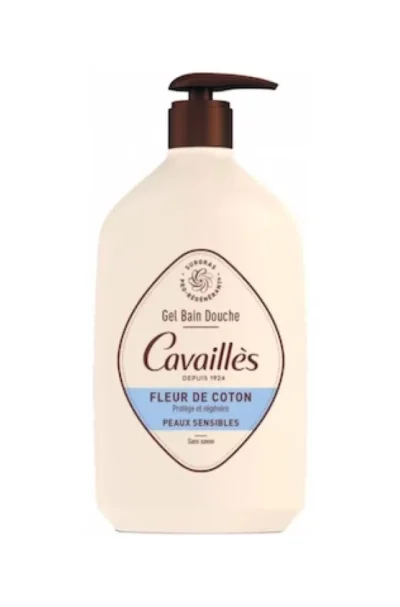 Roge Cavailles Bath and Shower Gel for Sensitive Skin Cotton Flower - 1L