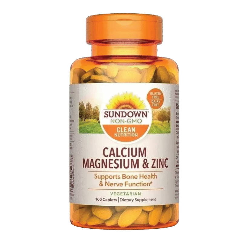 sundown Calcium Magnesium & Zinc - 100 Tablets
