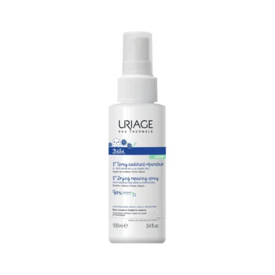 Uriage Bébé 1st Cu-Zn+ Spray – Weakened and Irritated Skin, Oozing Areas, Skin Folds