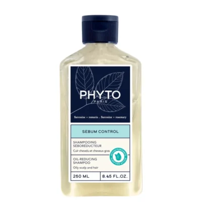 Phyto sebum control oil-reducing shampoo for oily scalp and hair 250ml