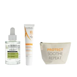 A-derma Protect Cream Spf 50+ Fragrance-free 40ml+ Aderma Biology Hyalu 3 in 1 Serum+ Pouch (Gift)