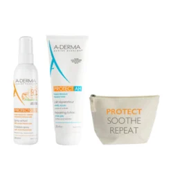A-Derma Protect Children Spray SPF 50+ +A-DERMA Protect AH After-sun Repairing Lotion 250ml + Pouch (Gift)