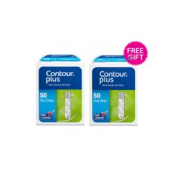 CONTOUR PLUS 50 STRIPS ( BUY 1 GET 1 )