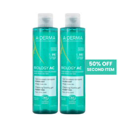 Aderma Biology Ac Gel - Gentle Cleanser for Acne + GET 50% OFF ON THE SECOND ITEM