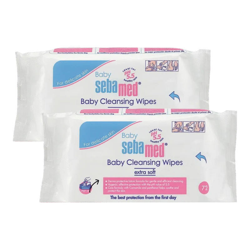 Baby Wet Wipes 2*72 – Duo Pack
