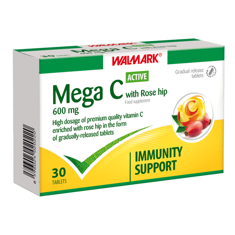 Mega C With Rose Hip 600mg