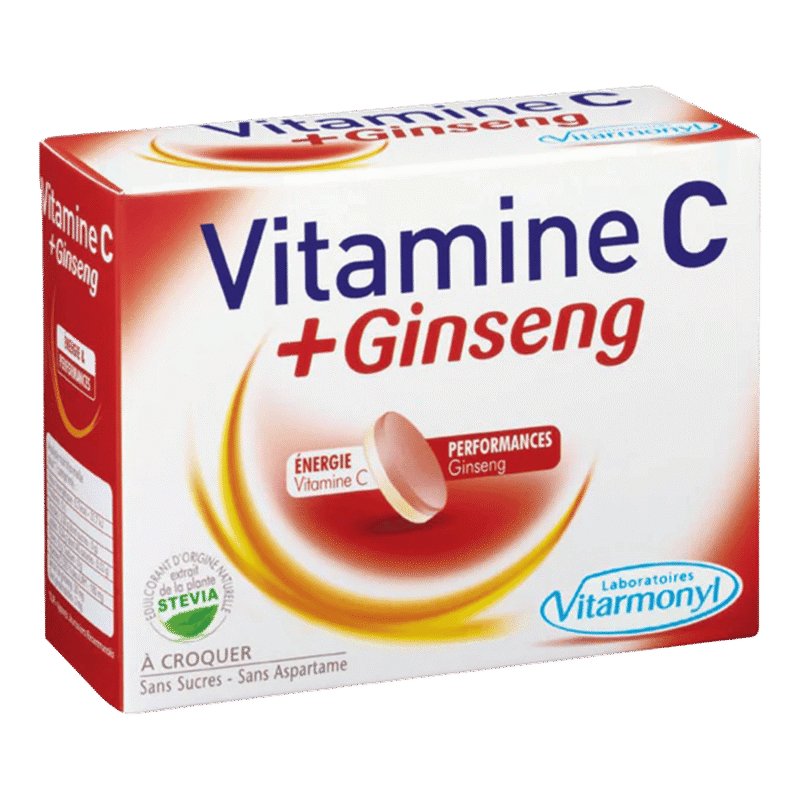 Vitarmonyl Vitamine C 500+ Ginseng A Croquer