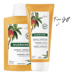 klorane Mango Butter Shampoo - 200 ml + Free Gift Conditioner With Mango Butter
