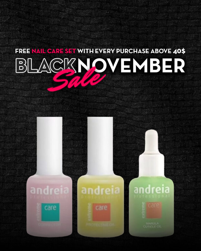 Andreia Professional Black November Lebanon – Free Nail Care Set on purchases above $40
