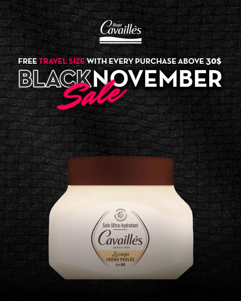 Rogé Cavaillès Black November Lebanon – Free travel size on purchases above $30