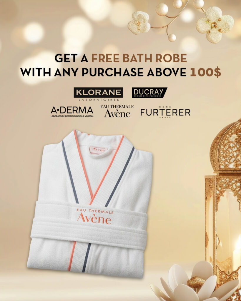 A FREE Robe with orders above 100$ from Pierre Fabre